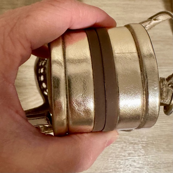 J Crew Gold Woven Slingback Flats Size 8 - NEW - Picture 3 of 13